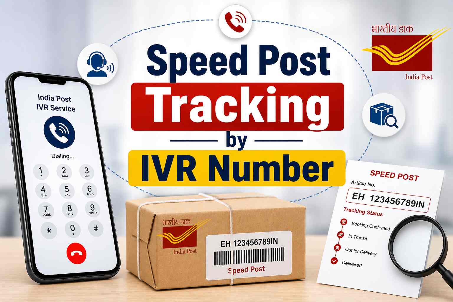 Speed Post Tracking by IVR Number