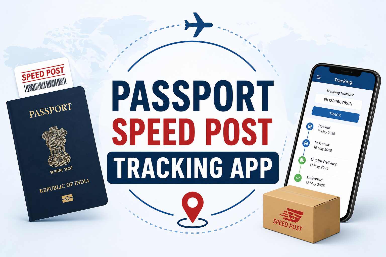 Passport Speed Post Tracking App